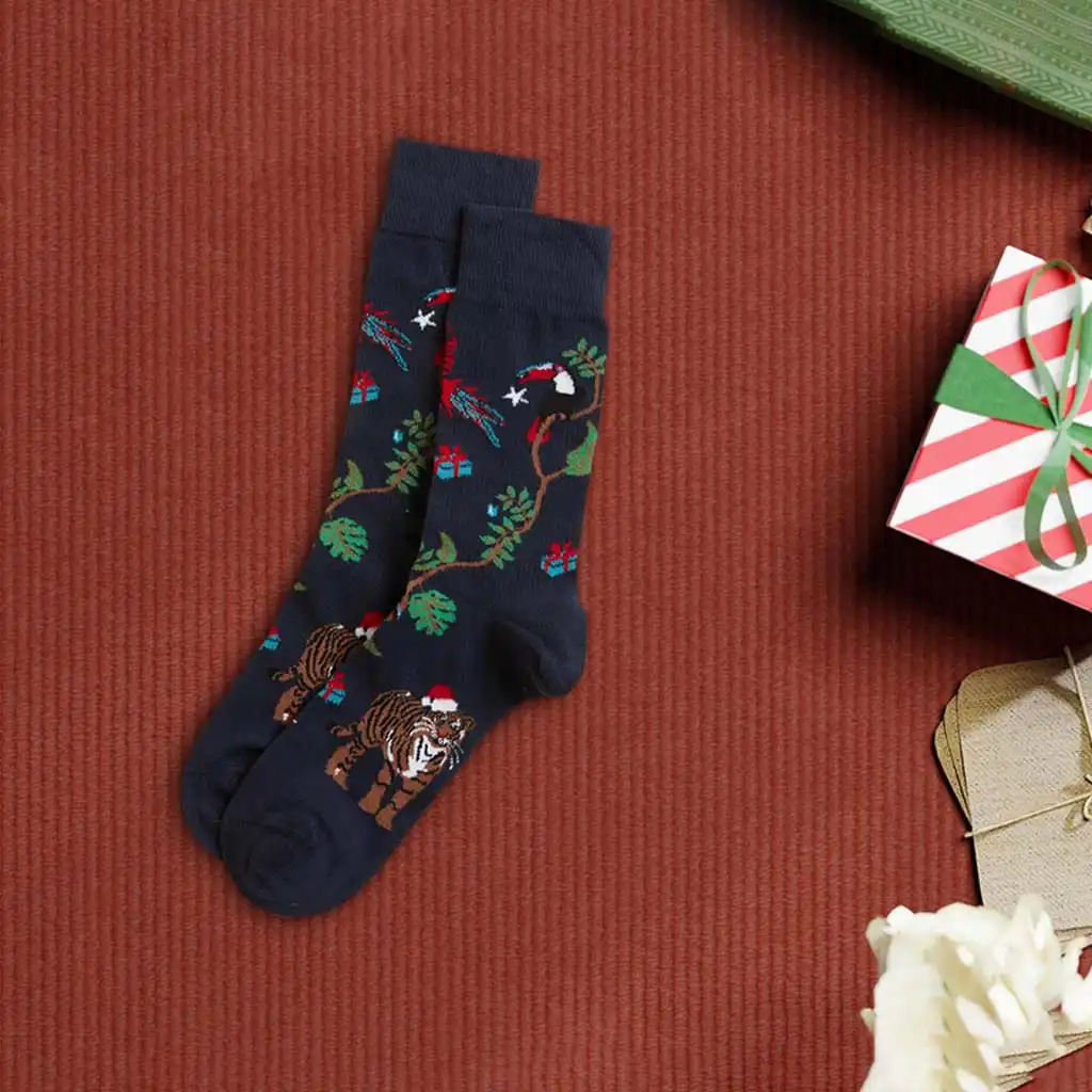 Apparel photography of socks on lifestyle background using domyshoot app
